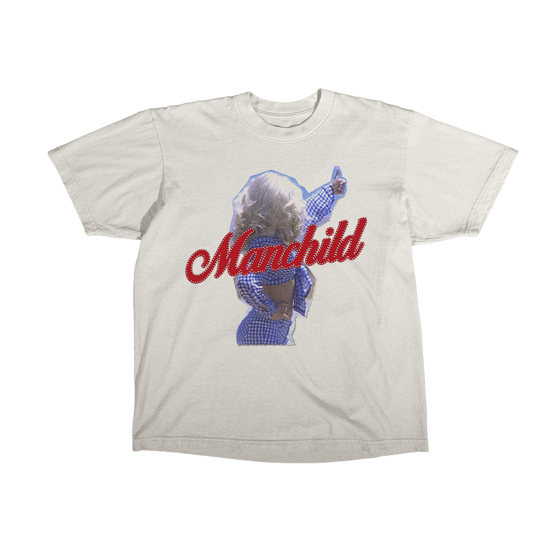 ミュージシャン Sabrina Carpenter Manchild T-shirt M Manchild Rhinestone T-Shirt - Sabrina Carpenter