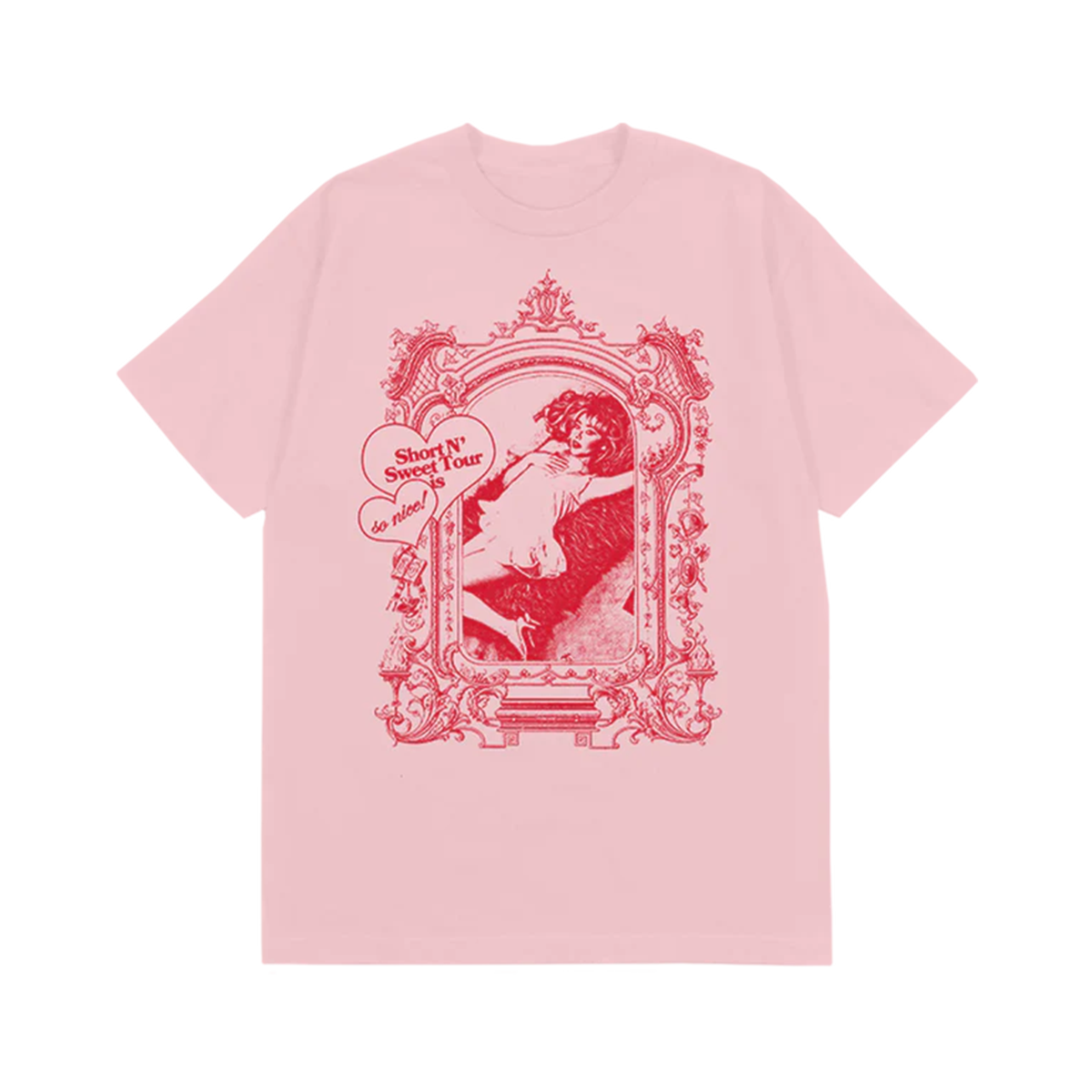 Sabrina Carpenter Short n' Sweet Tour Makes You Wanna Fall In Love Tee T-Shirt 382064