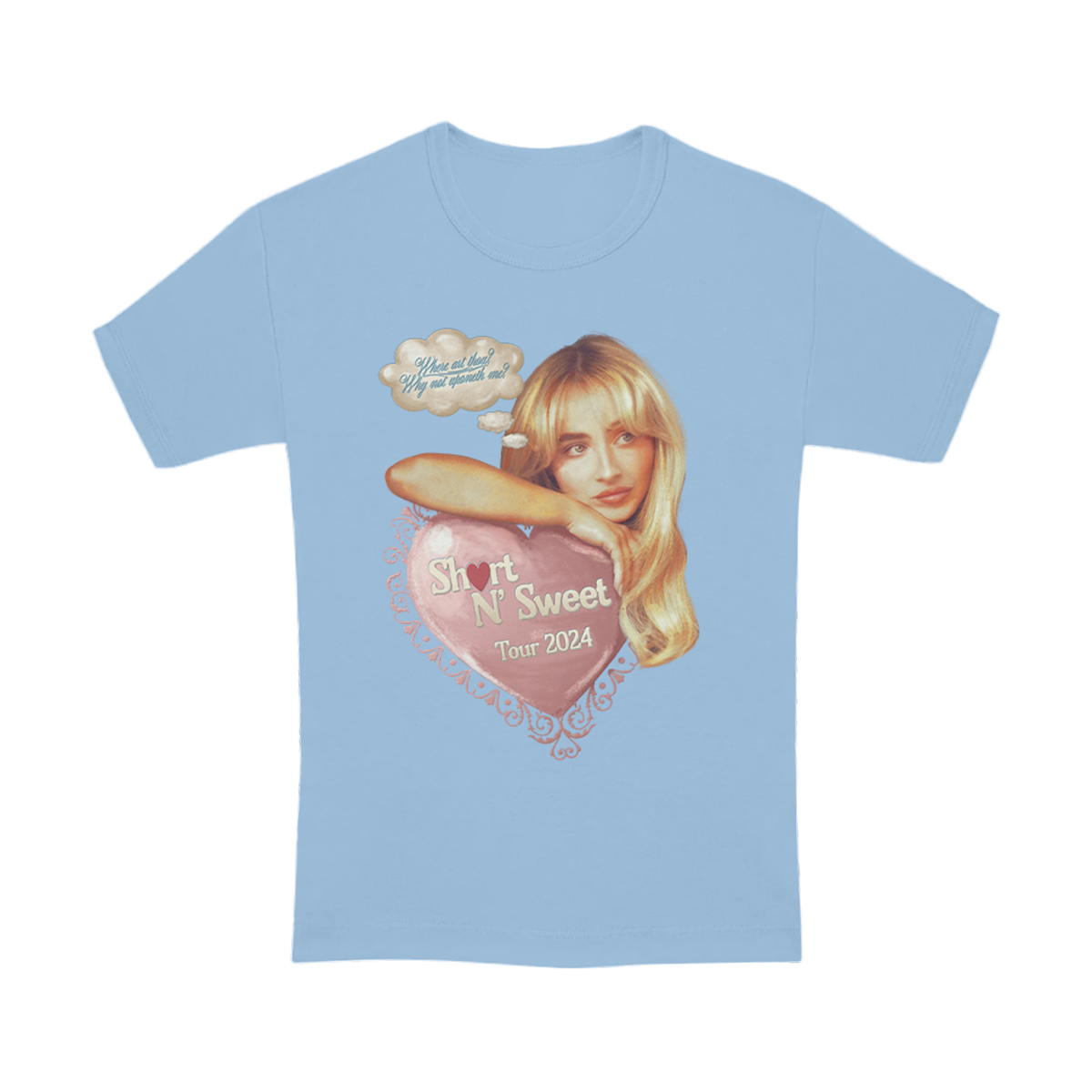 Short n' Sweet Tour Where Are Thou Tee - Sabrina Carpenter