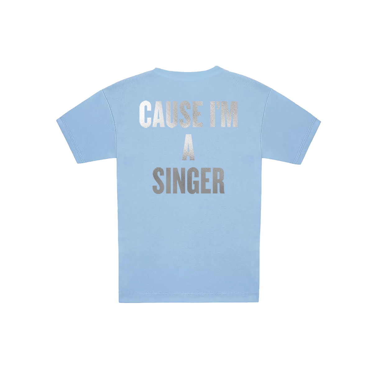 Sabrina Carpenter working late silver foil graphic tee baby t-shirt 405985