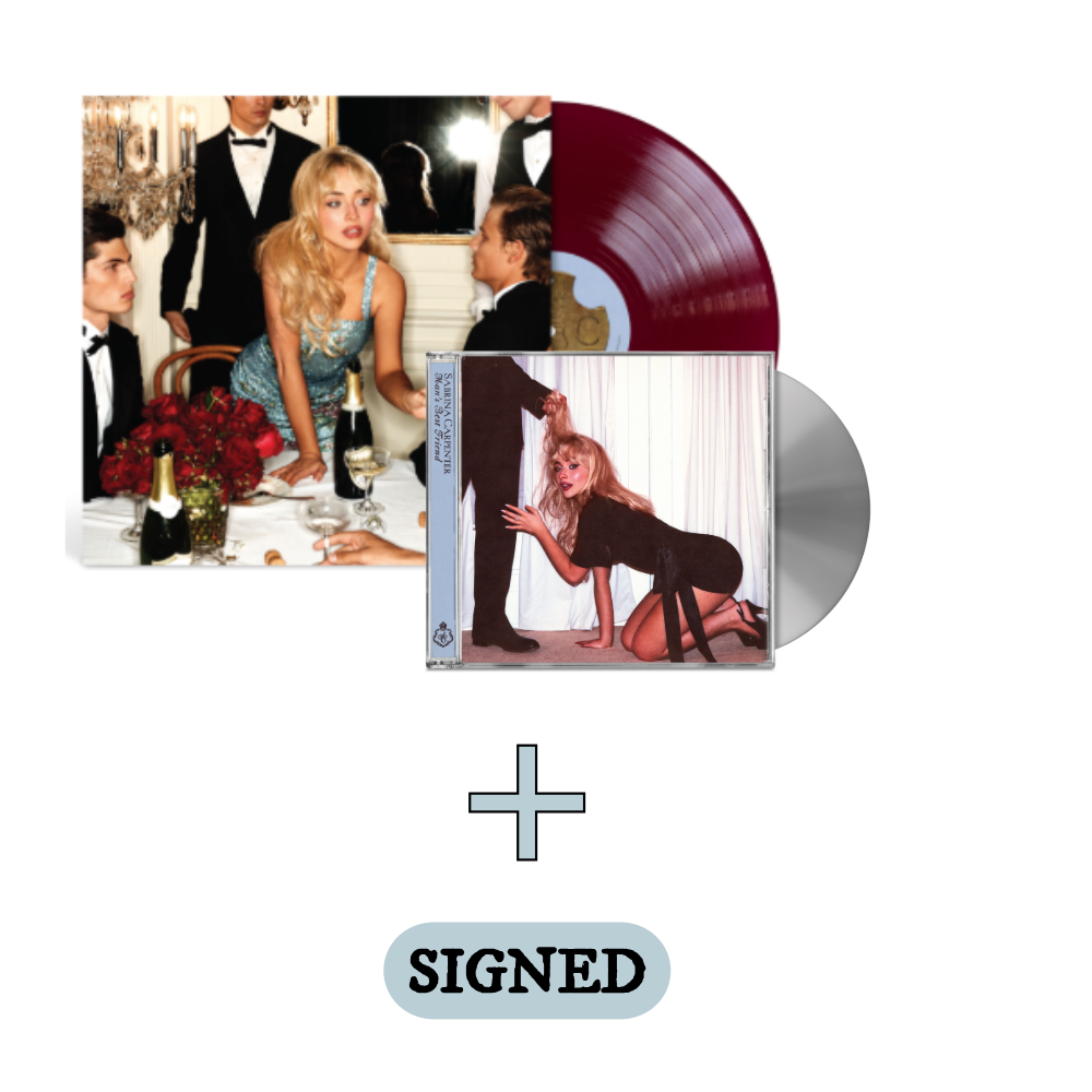 Sabrina Carpenter Man's Best Friend Bonus LP + Std CD + signed CD insert 419264